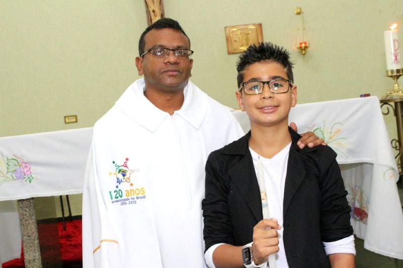 Cerimônia de Batizado do Victor