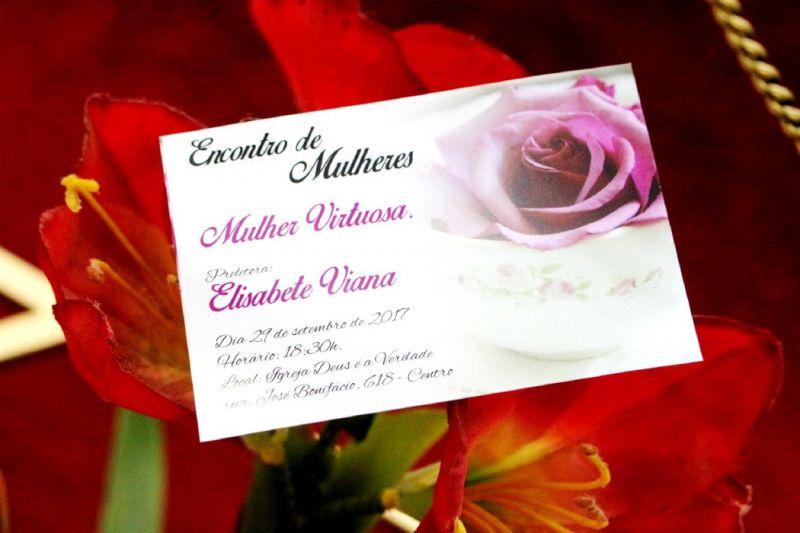 Encontro de Mulheres "Mulher Virtuosa" da Igreja Deus é a Verdade