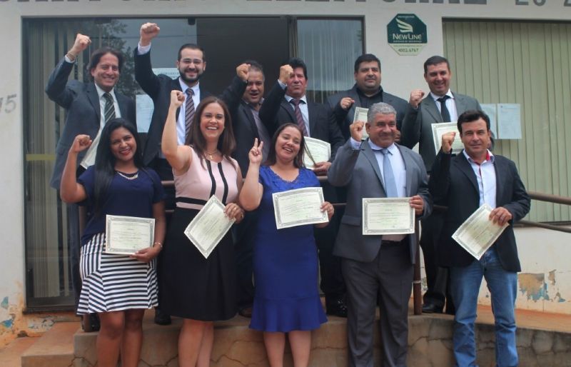 DiplomaÃ§Ã£o da Prefeita, Vice, Vereadores e Suplentes Eleitos em Juti